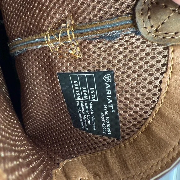 Ariat Men's Brown Western Boots - Picture 6 of 7